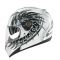 SHARK S900 INMATE Schwarz Weiss Silber XS-XL